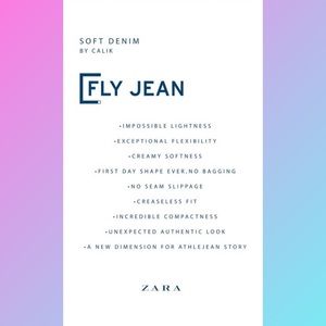Zara | Pants \u0026 Jumpsuits | Zara Fly Jean Soft Denim By Calik | Poshmark